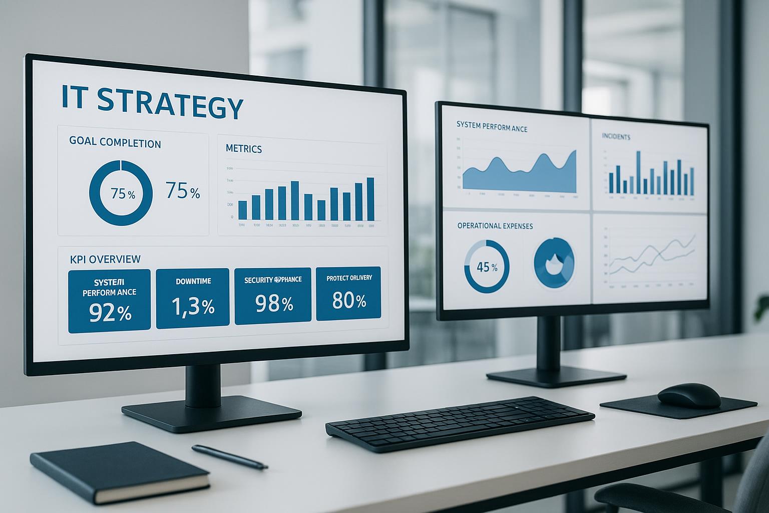 IT-Strategie-Check für KMU - Team bei strategischer Planung